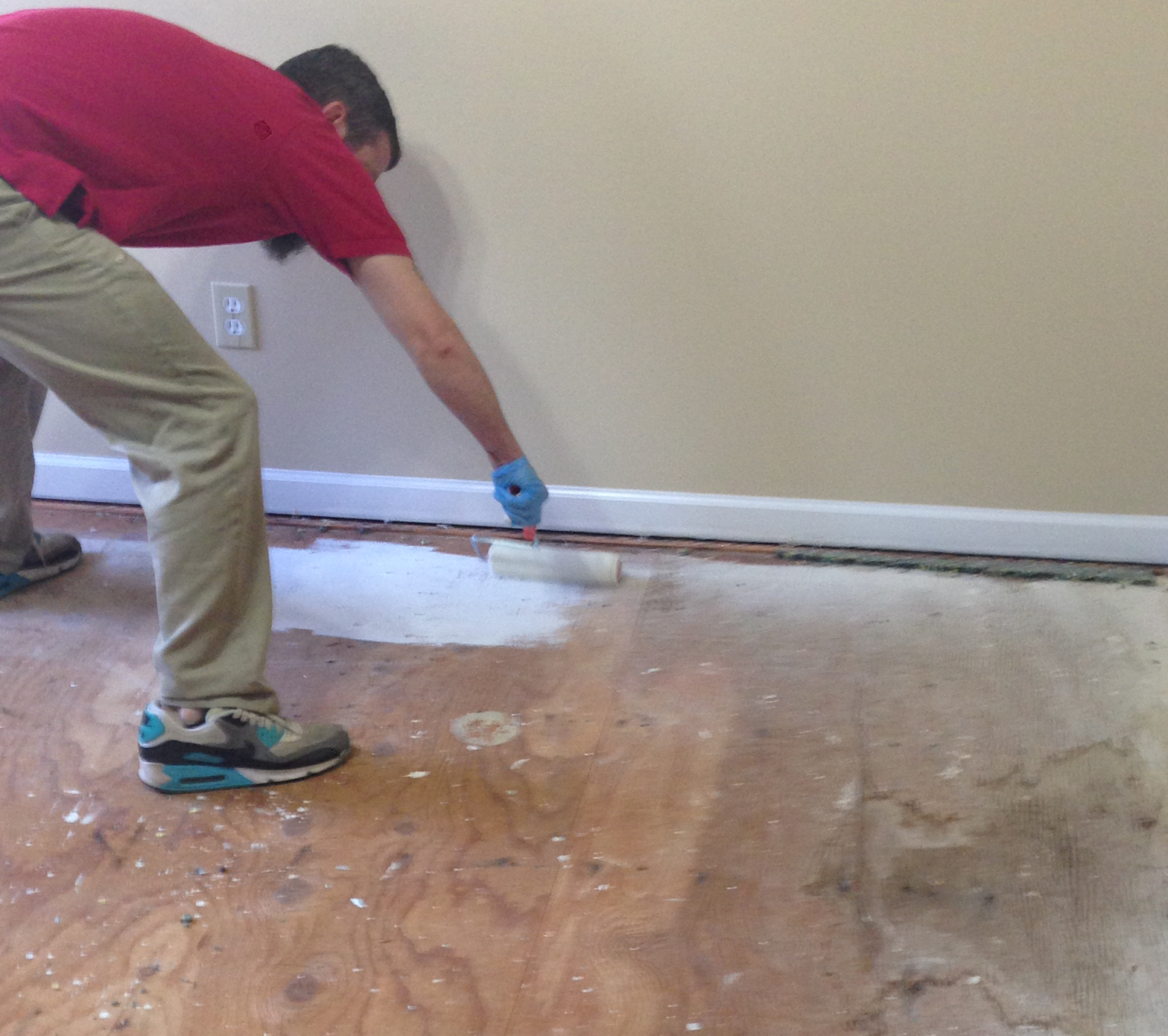 Pet urine in clearance subfloor