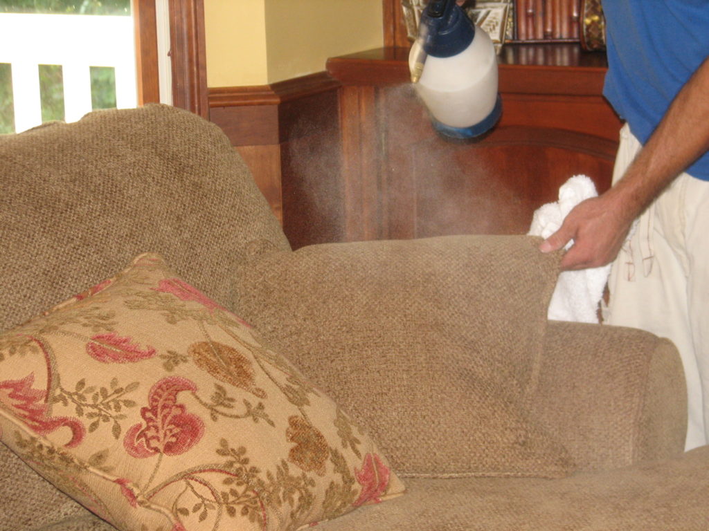 SCOTCHGARD APPLICATION Upholstery cleaning
