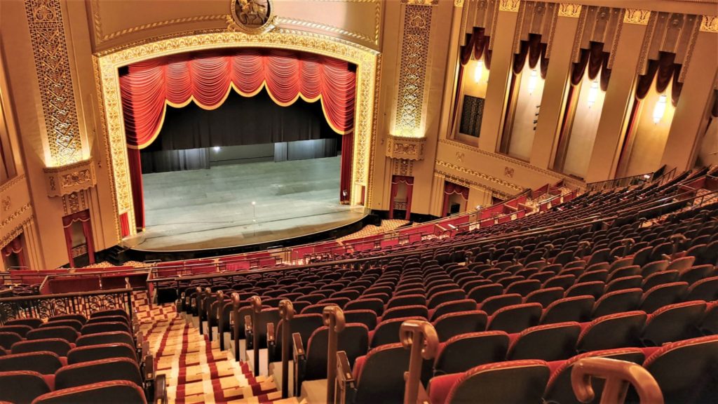 Stifel Theatre view of the stage from the gallery