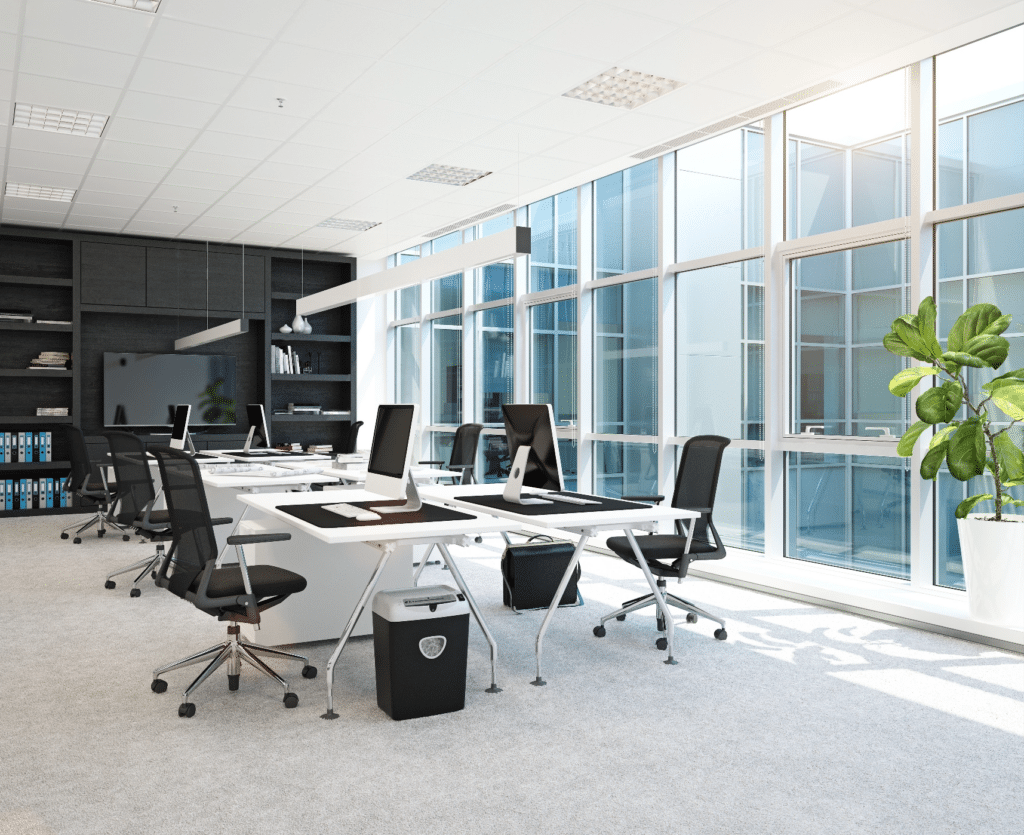 Commercial Office With Carpet